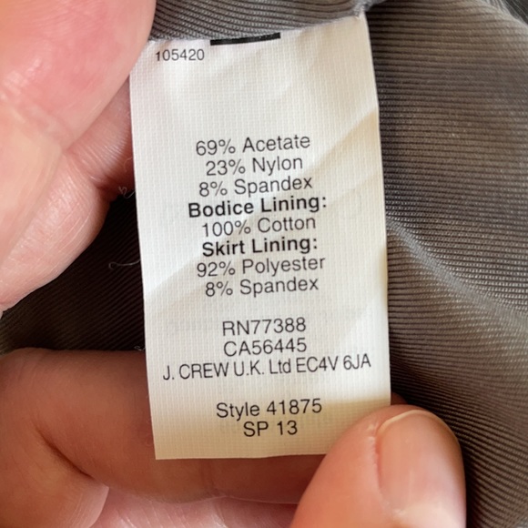 J.Crew Arabelle Bridesmaid Dress (Gray) - Picture 6 of 7